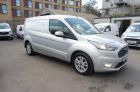 FORD TRANSIT CONNECT 240 LIMITED L2 1.5 TDCI 120 IN METALLIC SILVER , EURO 6 & ULEZ COMPLIANT  , AIR CONDITIONING , £14995 + VAT **** - 734 - 6