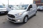 FORD TRANSIT CONNECT 240 LIMITED L2 1.5 TDCI 120 IN METALLIC SILVER , EURO 6 & ULEZ COMPLIANT  , AIR CONDITIONING , £14995 + VAT **** - 734 - 1