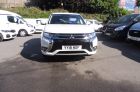 MITSUBISHI OUTLANDER 2.0 PHEV JURO COMMERCIAL 4WD AUTOMATIC HY-BRID IN WHITE , 1 OWNER , 58000 MILES , **** £17495 + VAT **** - 736 - 2